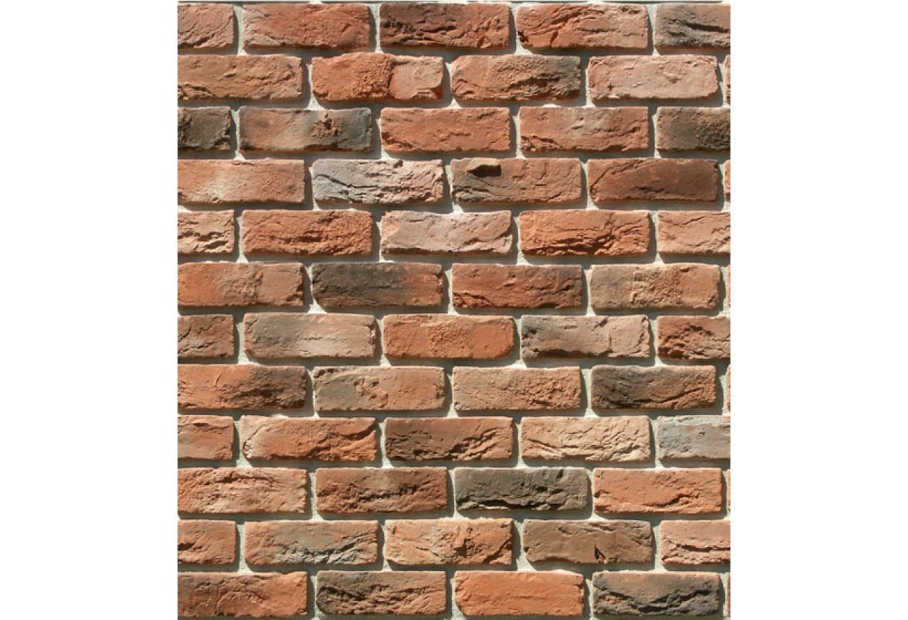 Рядовая плитка White Hills Design Бремен брик 306-50 с расшивкой 1,2 см