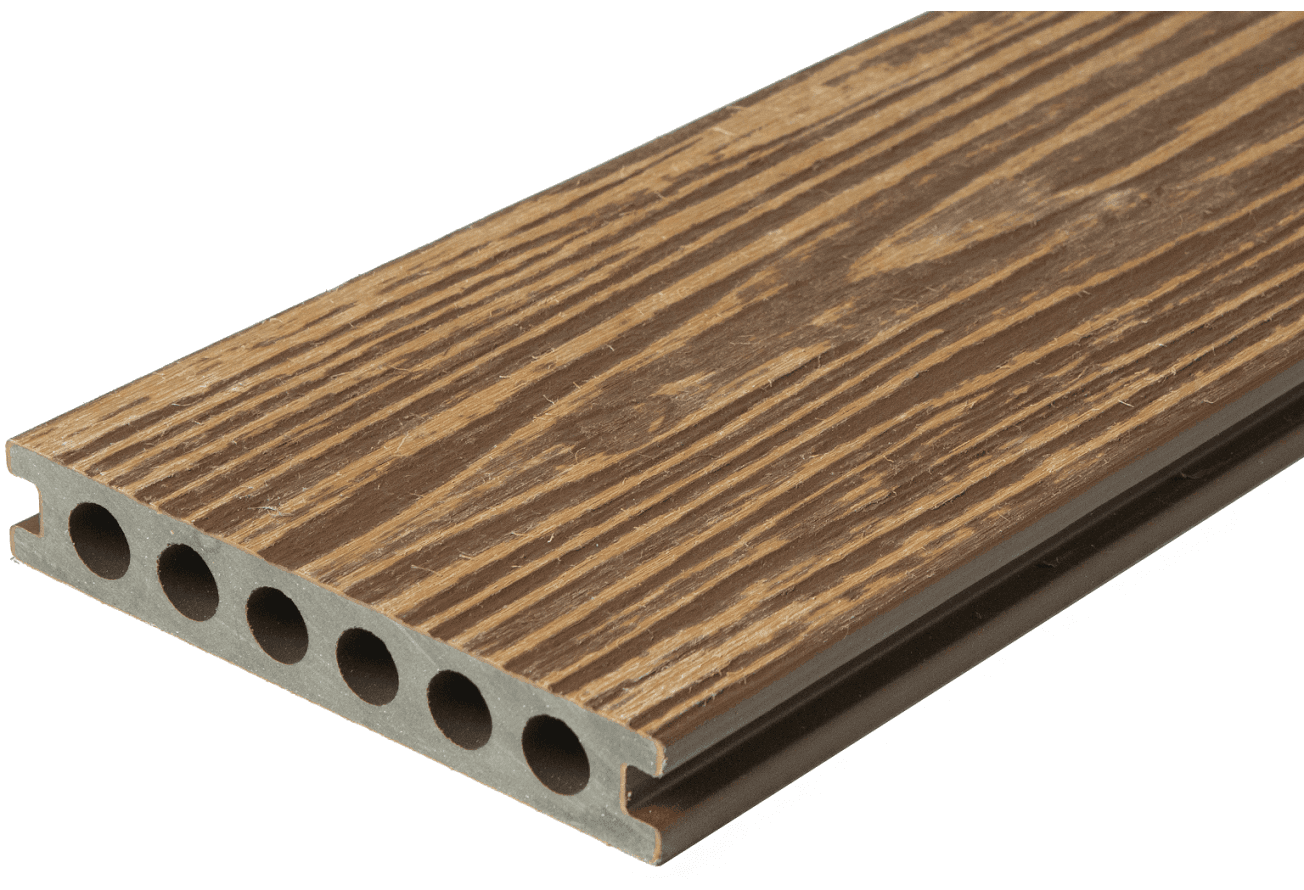 Доска террасная СМ Зебрано (CM Decking Zebrano) 3000x138x23мм коричневый