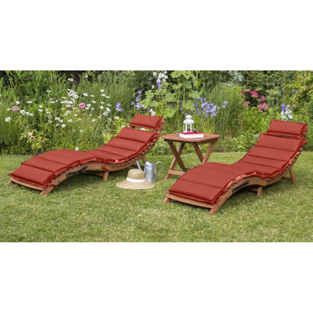 Комплект шезлонги и столик AFM-803A-T133 Beige-Terracotta (2+1) фото