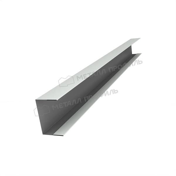 Планка стойки забора 40мм 30х40 х 2500 NormanMP (ПЭ-01-7035-0.5)