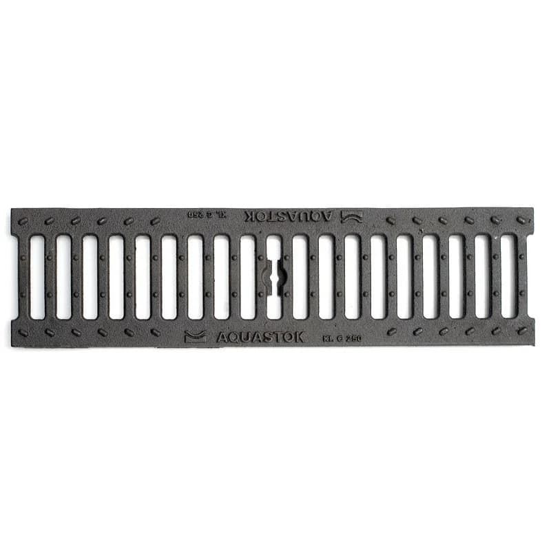 Решетка чугунная щелевая АКВАСТОК Norma DN100 С250 500х136х15 31013С в Первоуральске