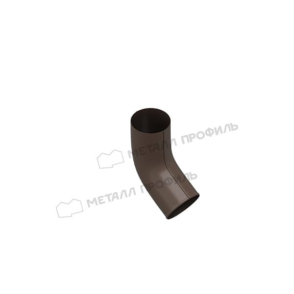 Колено сливное МЕТАЛЛ ПРОФИЛЬ Foramina Freeze D100 Темный Брауни