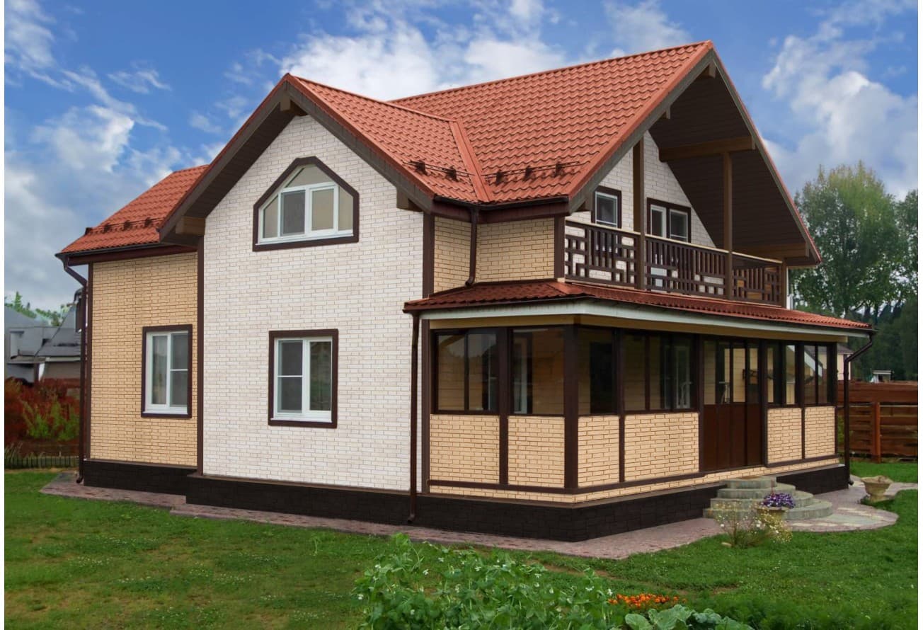 Панель ЯФАСАД Grand Line Балтийский кирпич Классика слоновая кость