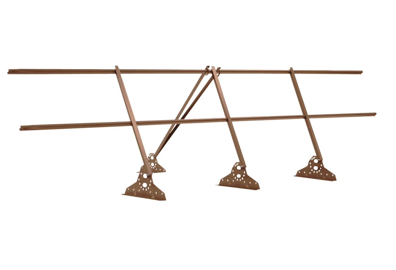 Ограждение кровельное на фальц Grand Line 0,9х3 RAL 8004