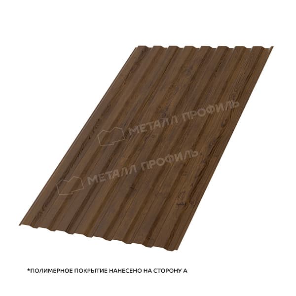 Профлист МЕТАЛЛ ПРОФИЛЬ МП-20x1100-A (ECOSTEEL_T_Д-01-ЗолотойДуб-0,5)