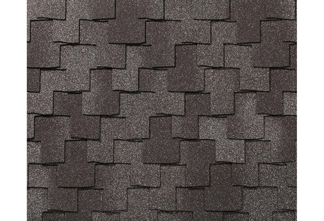 Черепица гибкая RoofShield Премиум Фьюжн серый жемчуг