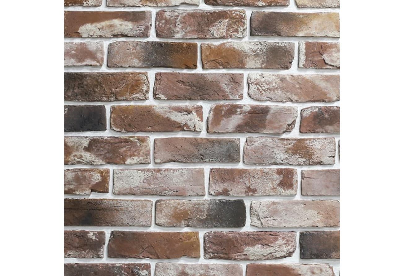 Рядовая плитка White Hills Design Рейн брик 347-90 с расшивкой 1,2 см