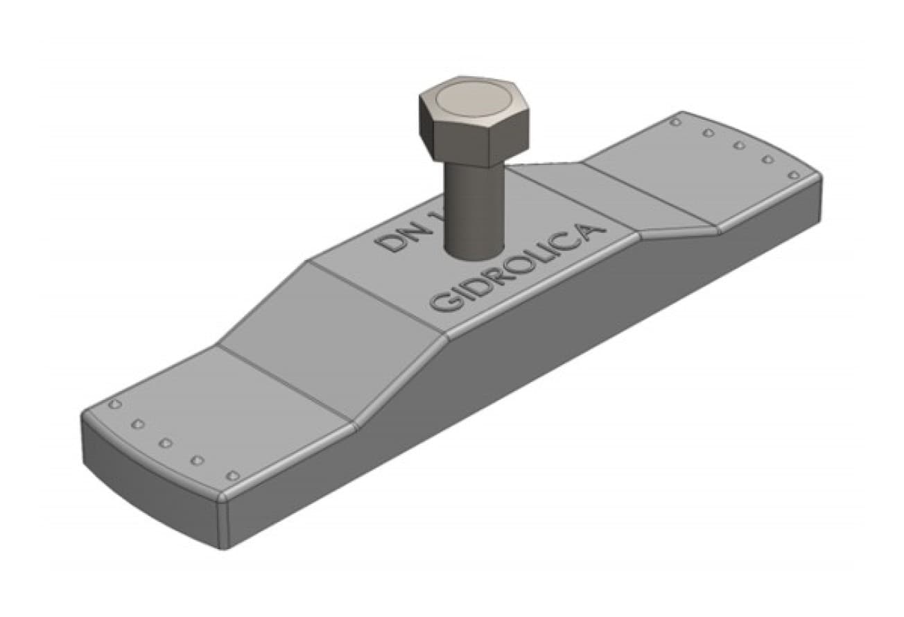 Крепеж для лотка водоотводного пластикового Gidrolica DN100 (108)