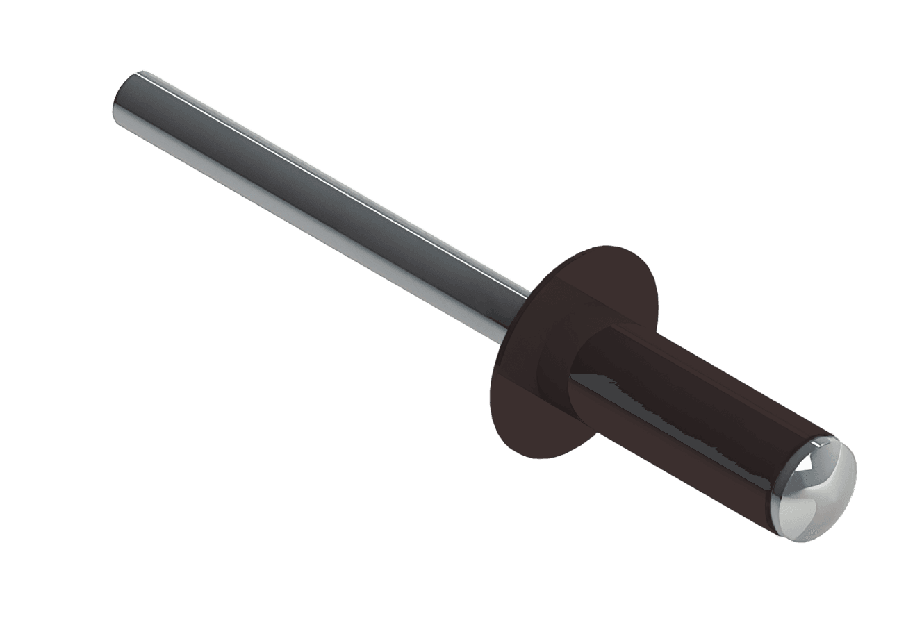 Заклёпка вытяжная Daxmer 3,2х8 RAL 8017 (20х1000шт) ал/ст