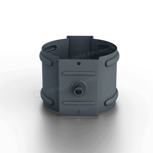 Держатель трубы (на кирпич) МЕТАЛЛ ПРОФИЛЬ Foramina Freeze D100 Серый Сланец