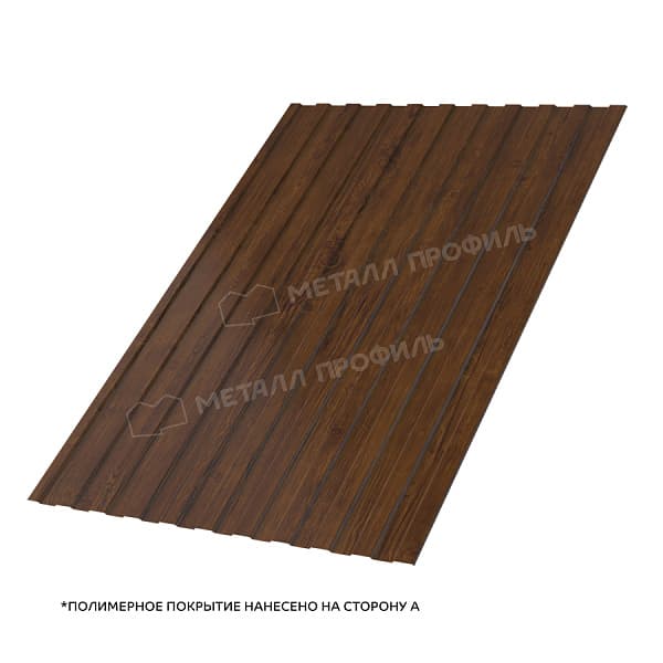 Профлист МЕТАЛЛ ПРОФИЛЬ С-8x1150-A (ECOSTEEL_T-01-ЗолотойДуб-0,5)