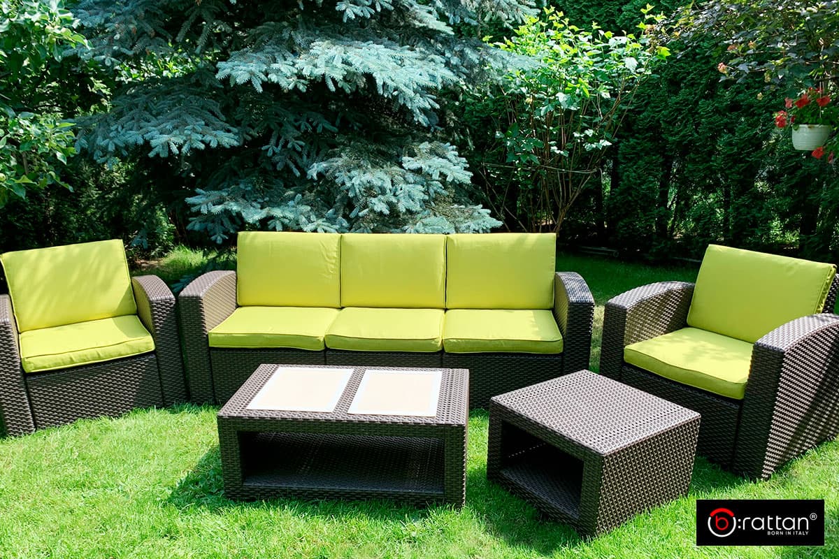 Комплект из 2-х чехлов на подушки для мебели RATTAN Premium 4 и 5 (сиденье и спинка) фото