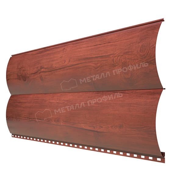 Сайдинг МЕТАЛЛ ПРОФИЛЬ Woodstock-28х330 (ECOSTEEL_MA-12-Античный Дуб-0.45)