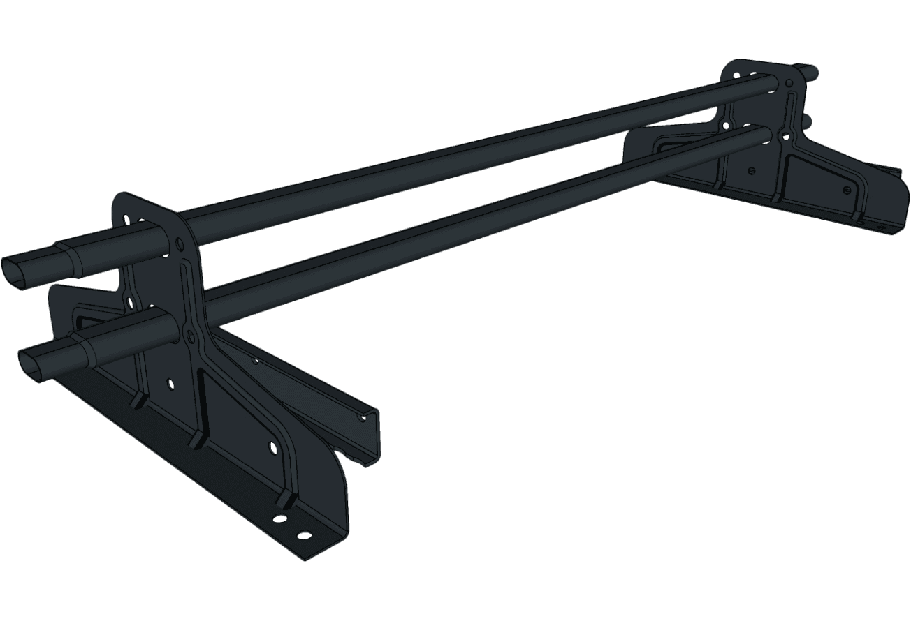 Снегозадержатель трубчатый для фальца Стандарт Т4 d 40х20 RAL 7016 (1м) оцинкованный