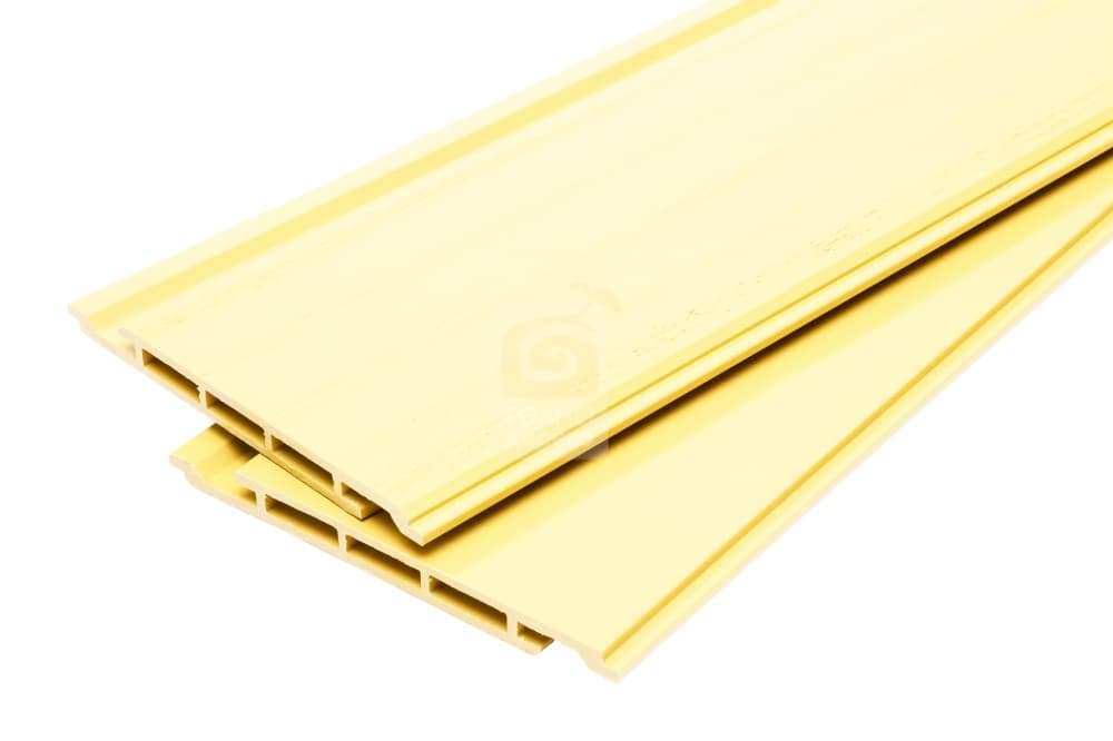 Фасадная панель 3D  AISTONE 160*17*3000мм из МПК односторонняя (текстура) песочный, за м.пог фото