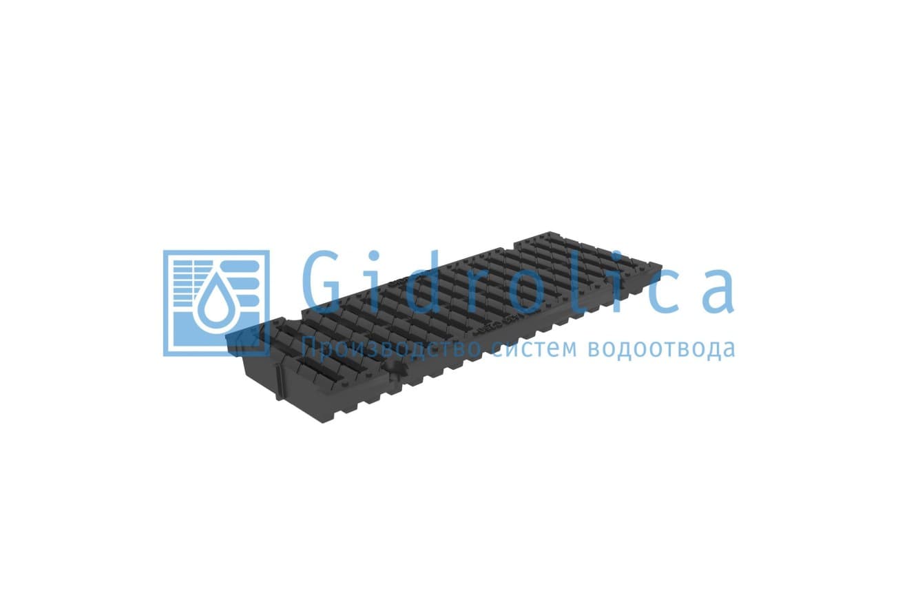 Решетка водоприемная Gidrolica Pro РВ -15.18,8.50 - щелевая пластиковая, кл. С250 (512)