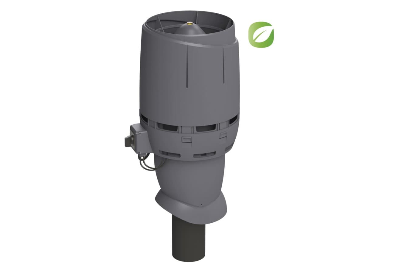 Вентилятор крышный Vilpe Flow Есo110P/500 серый