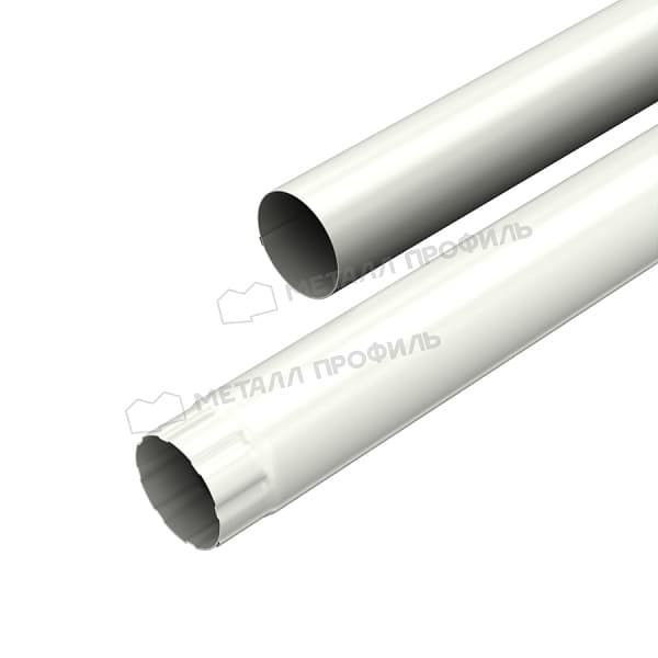 Труба водосточная МЕТАЛЛ ПРОФИЛЬ Foramina PUR D100х2000 Ral 9010