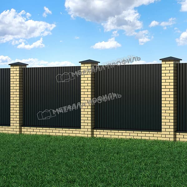 Профлист МЕТАЛЛ ПРОФИЛЬ МП-18x1100-B (VikingMP-01-9005-0,45)