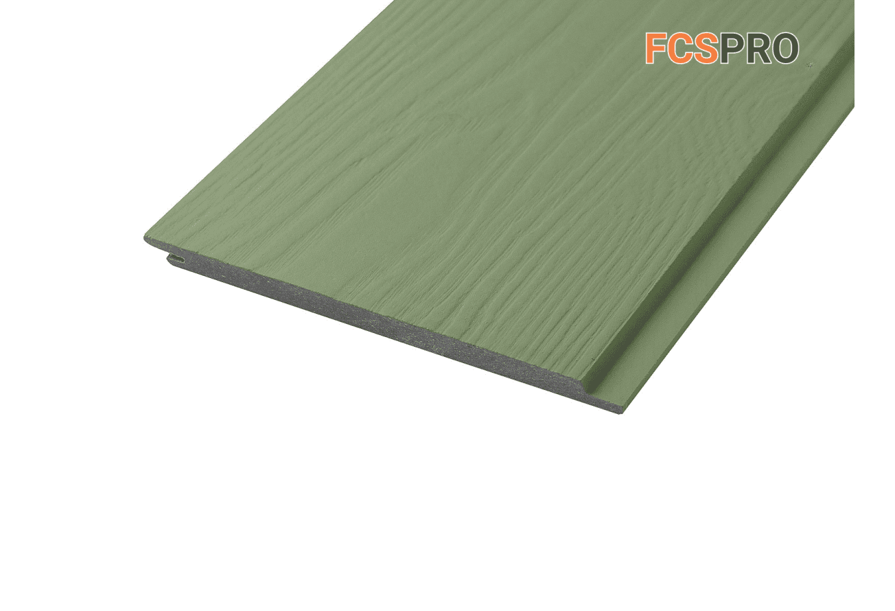 Фиброцементный сайдинг 190х10мм FCSPRO Wood Click F65 осенняя трава (3м)