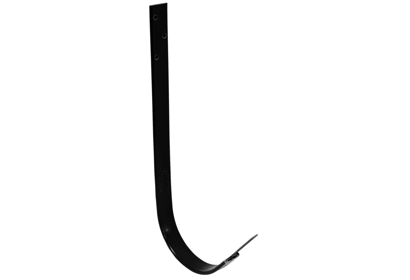 Крюк длинный Grand Line ПУ 125мм RAL 9005 черный