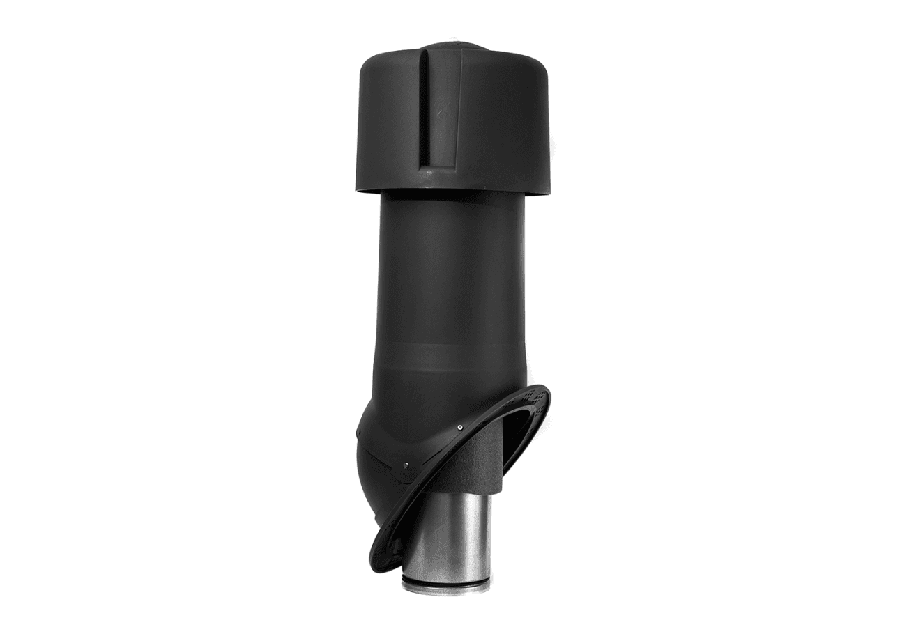 Комплект Krovent Seam 125 изолированный черный