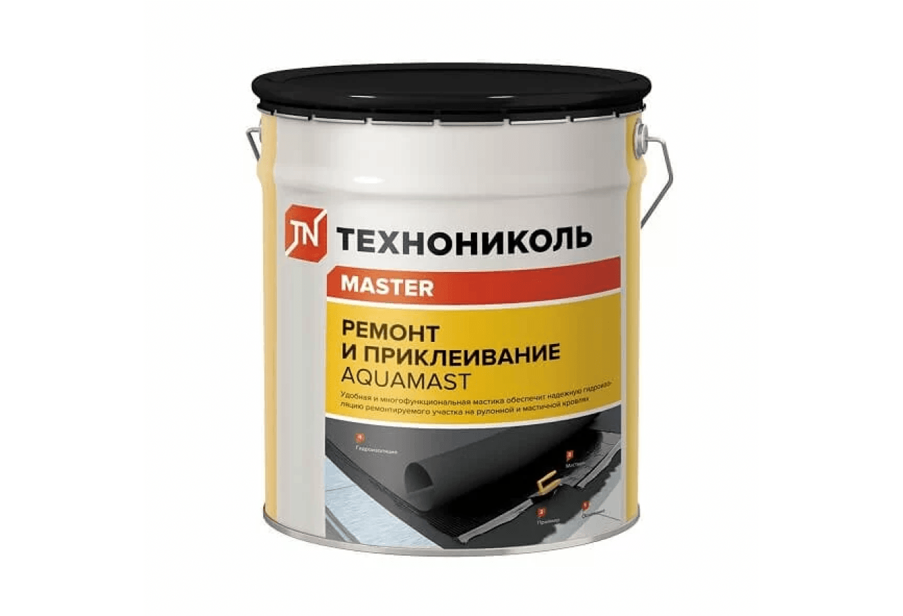 Мастика для ремонта Технониколь Aquamast 18кг