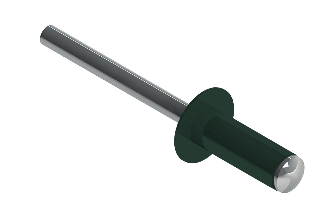 Заклёпка вытяжная Daxmer 3,2х8 RAL 6005 (20х1000шт) ал/ст