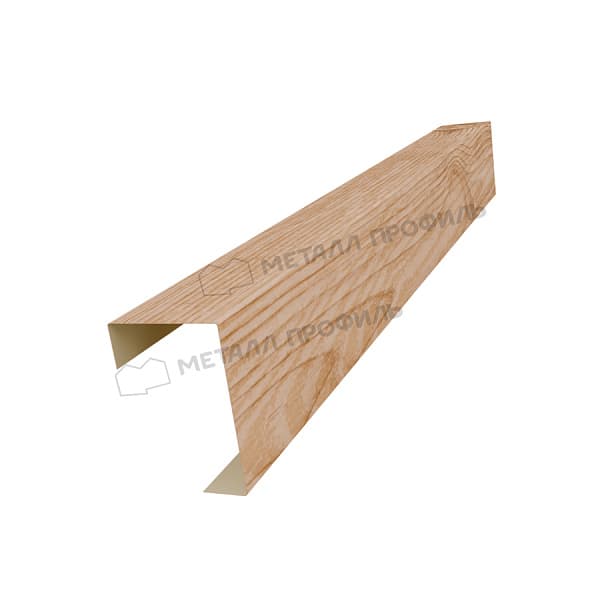 Планка угла декоративная на столб 40мм 42х62 х 3000 (ECOSTEEL_T-01-Сосна-0.5)