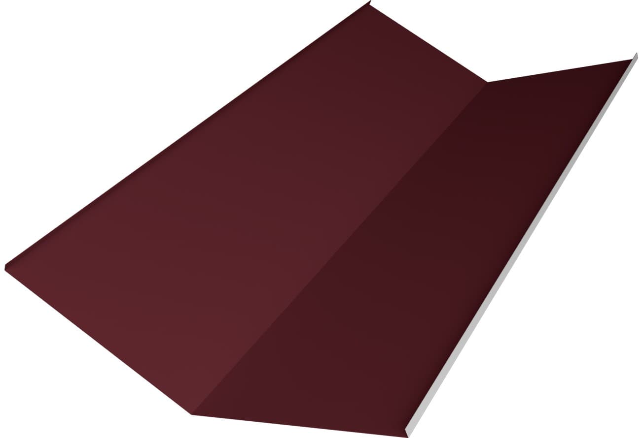 Планка ендовы нижней 300х300 Grand Line 0,45 Drap ТХ RAL 3005 красное вино (3м)