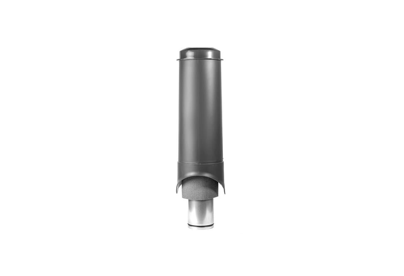 Выход вентиляции Krovent Pipe-VT 150/700 изолированный серый