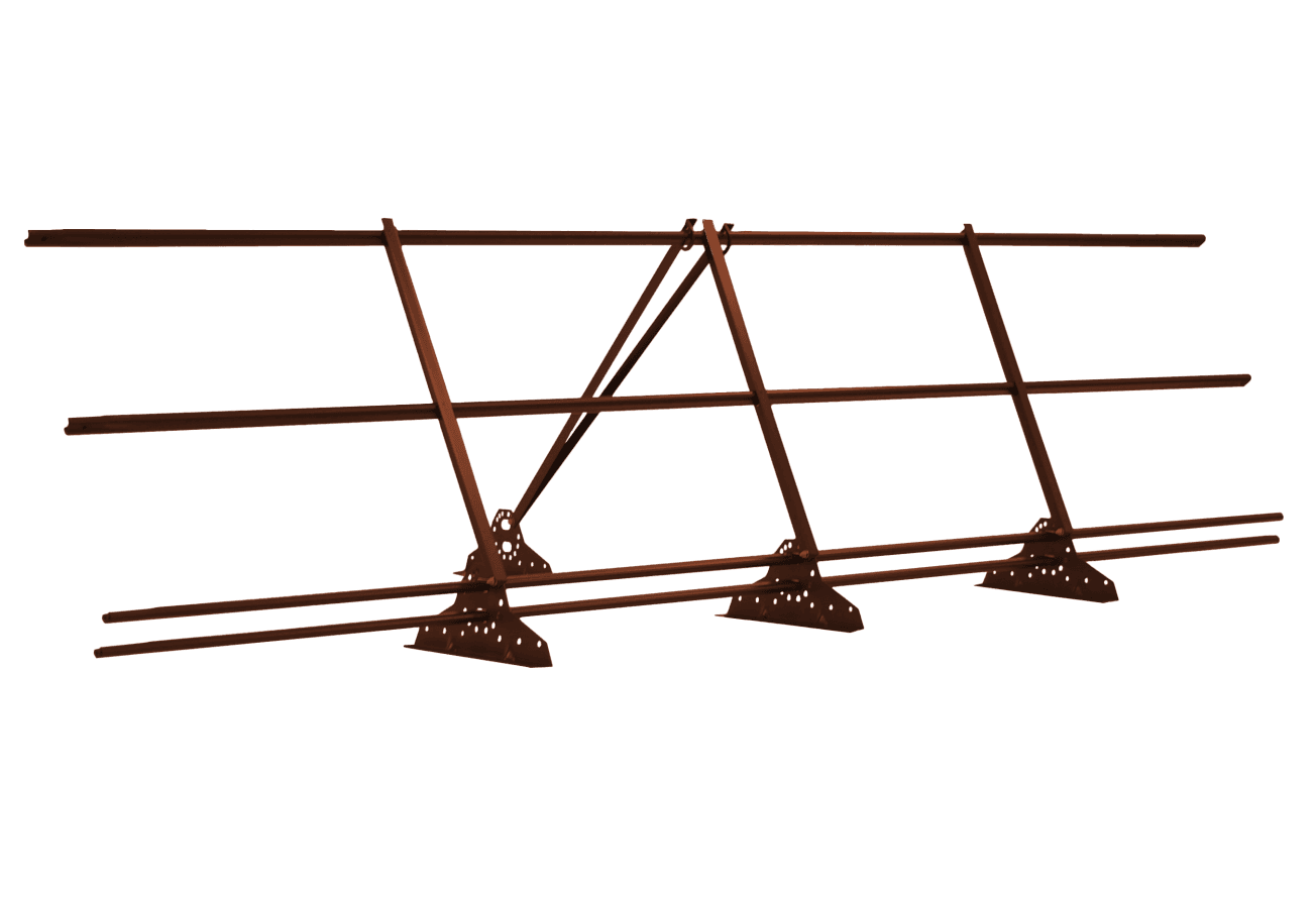 Ограждение кровельное со снегозадержателем Grand Line 0,9х3м RAL 8004