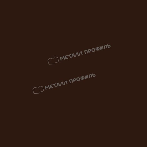 Штакетник металлический МЕТАЛЛ ПРОФИЛЬ LANE-T 16,5х99 (ПЭМАД-01-8017\8017-0.4)