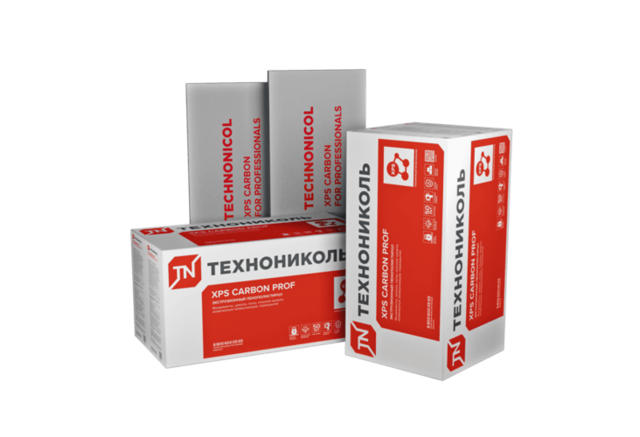 Утеплитель XPS ТЕХНОНИКОЛЬ Carbon Prof ТВ 1180х580х100-L (0,274м3)