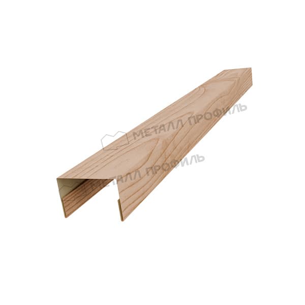 Планка крышки забора 35мм 38х23 х 3000 (ECOSTEEL-01-Сосна-0.5)