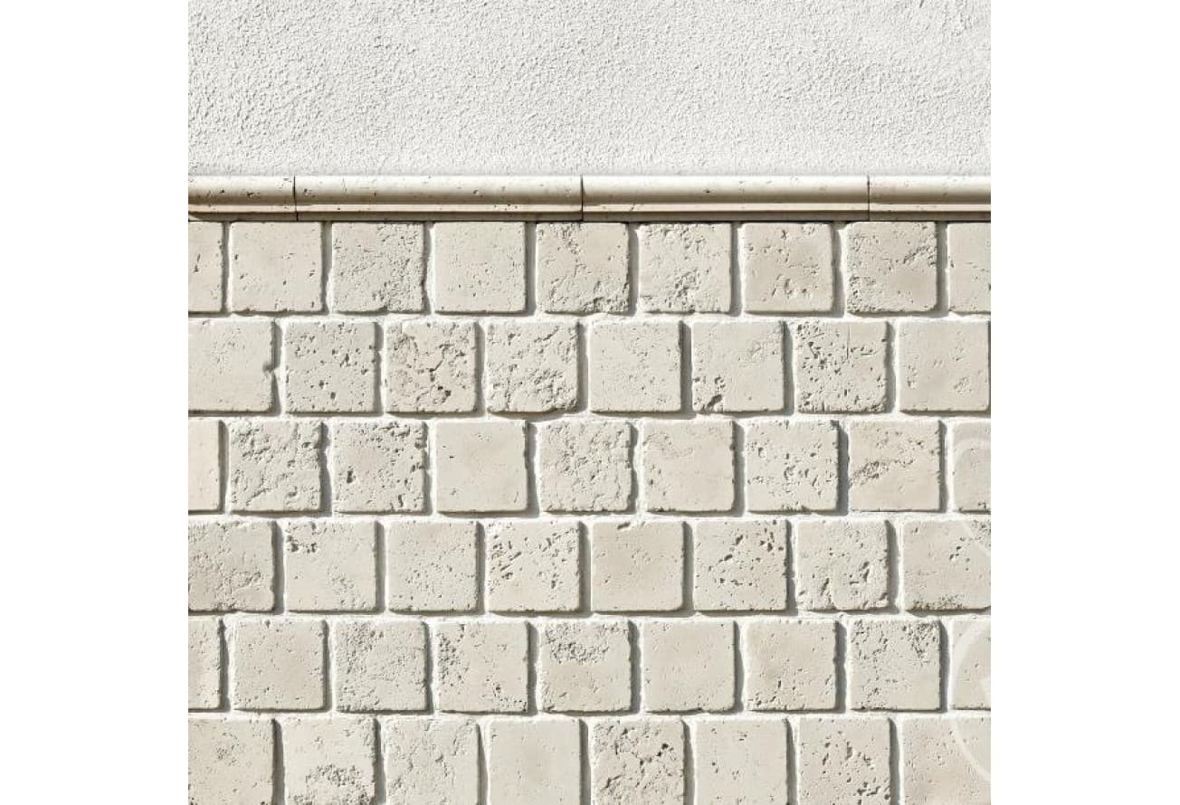 Рядовая плитка White Hills Тоскана 565-00 с расшивкой 1 см