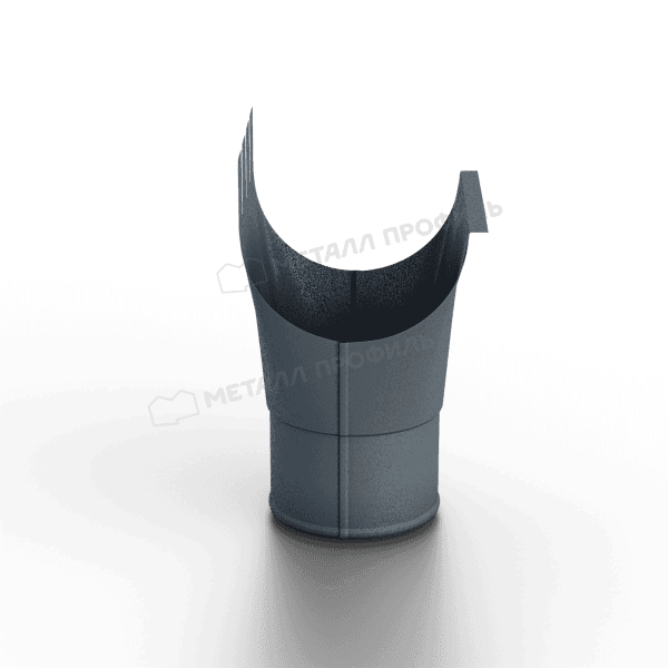 Воронка выпускная МЕТАЛЛ ПРОФИЛЬ Foramina Freeze D125/100 Серый Сланец