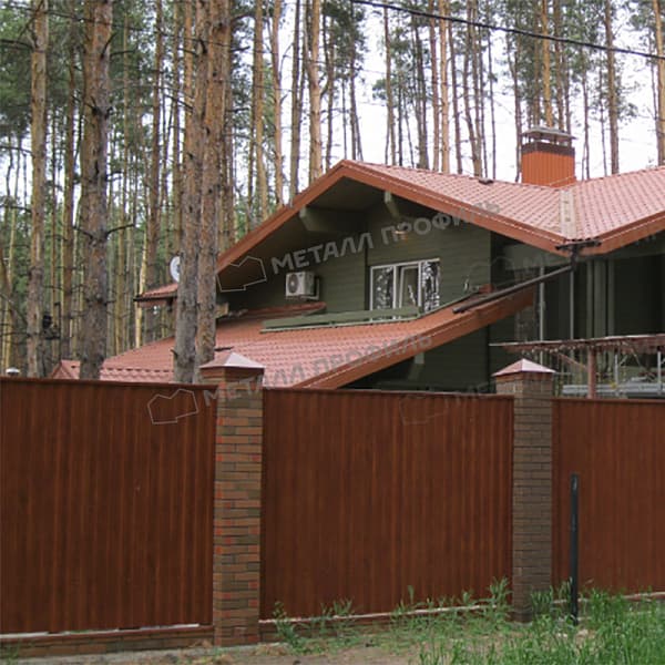 Профлист МЕТАЛЛ ПРОФИЛЬ С-8x1150-A (ECOSTEEL_MA_Д-01-МореныйДуб-0,5)