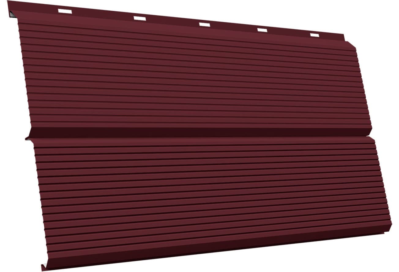 ЭкоБрус Гофр Grand Line 0,45 ПЭ RAL 3005 красное вино