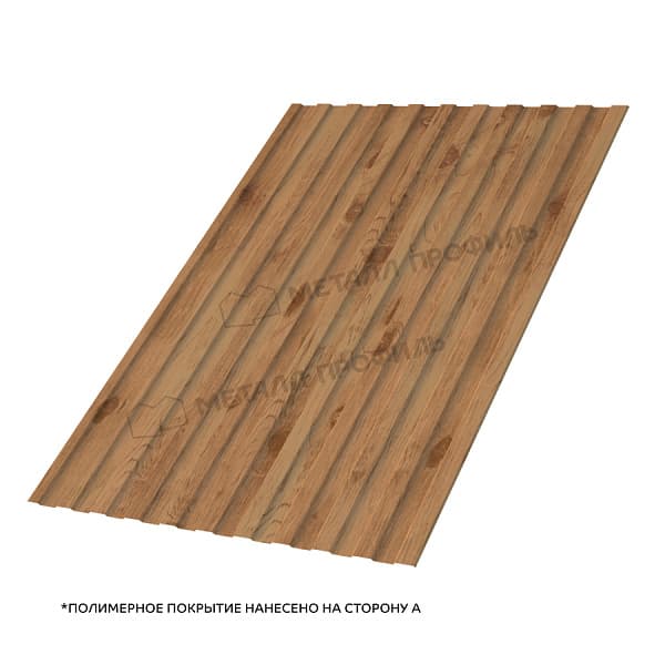 Профлист МЕТАЛЛ ПРОФИЛЬ С-8x1150-A (ECOSTEEL_MA-01-Сосна-0,5)