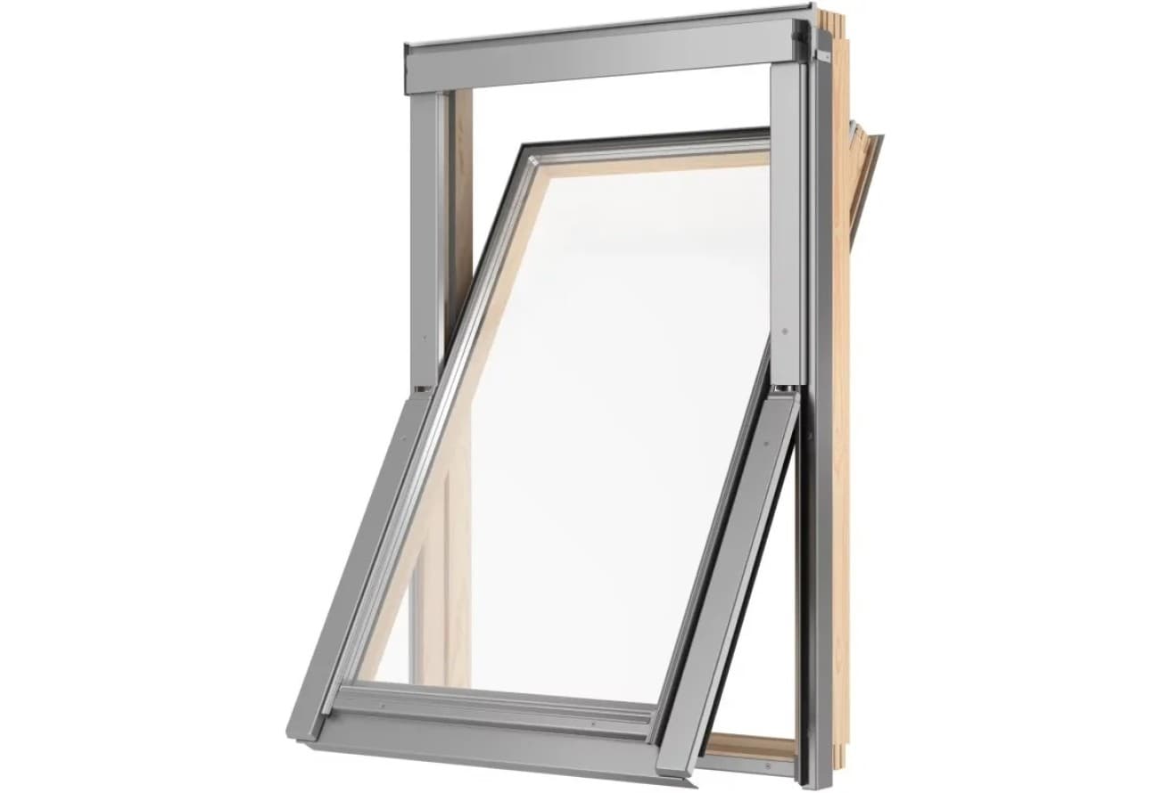 Окно мансардное RoofLITE+ AAY B1500 114х140 (двухкамерное, ручка снизу)