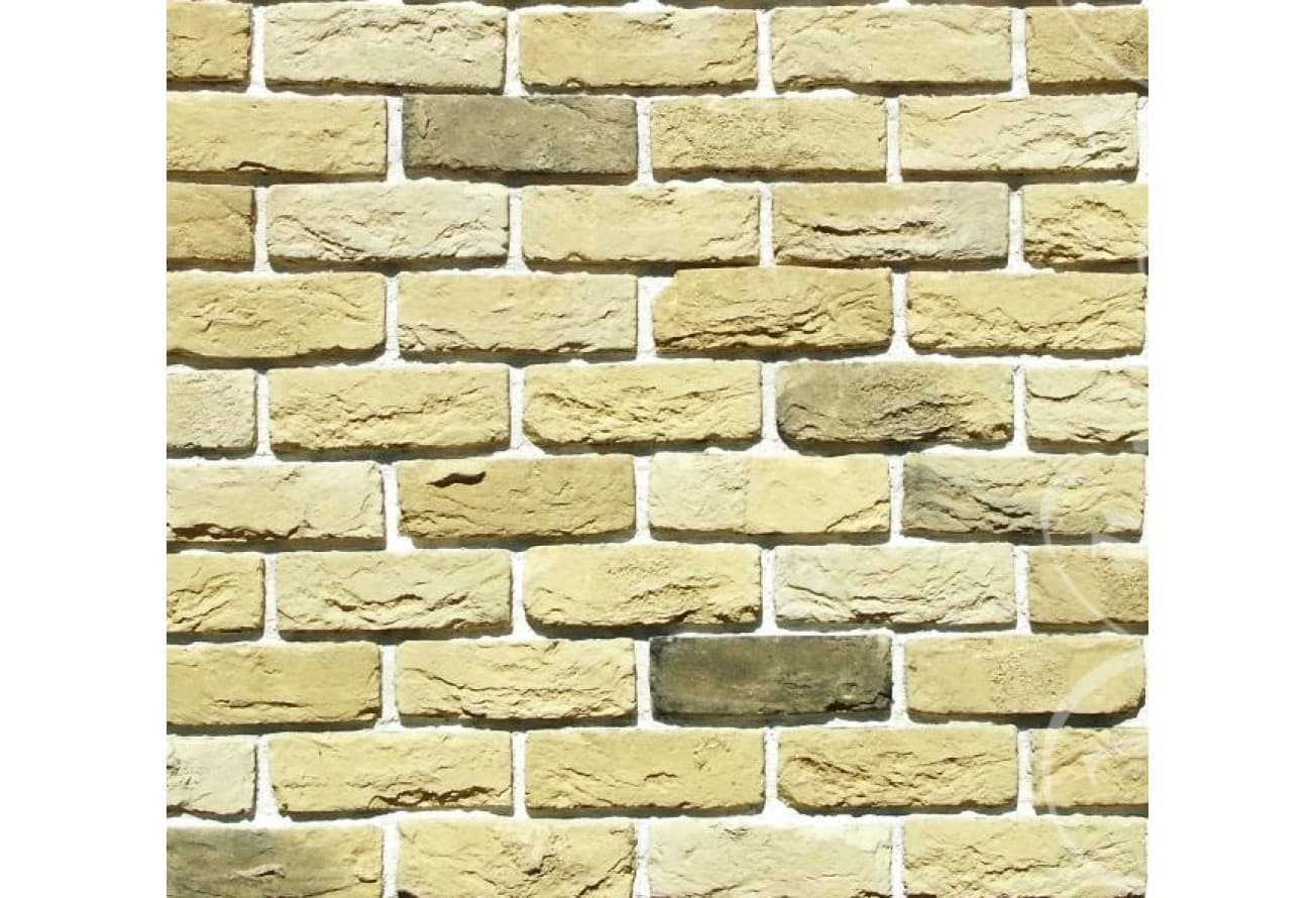 Рядовая плитка White Hills Бремен брик, тычок 305-31 с расшивкой 1,2 см