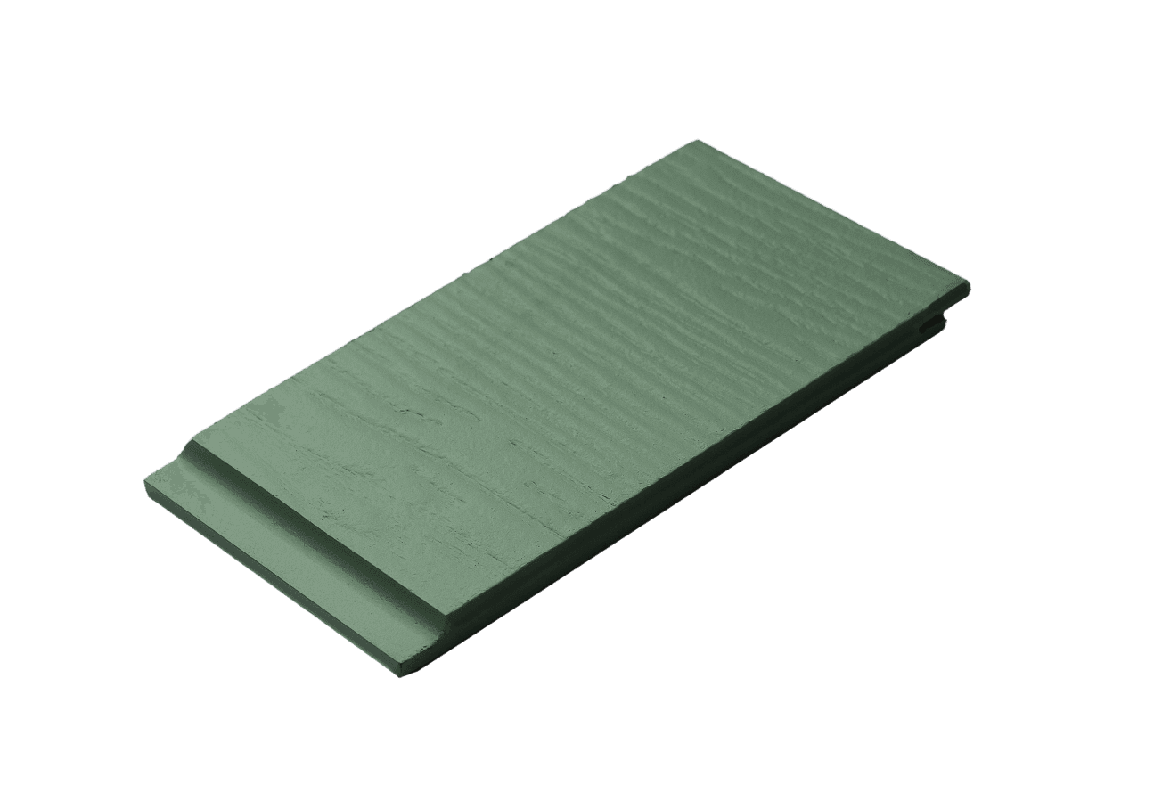 Фиброцементный сайдинг Бетэко Вудстоун Клик 190х3000х10мм RAL 6021