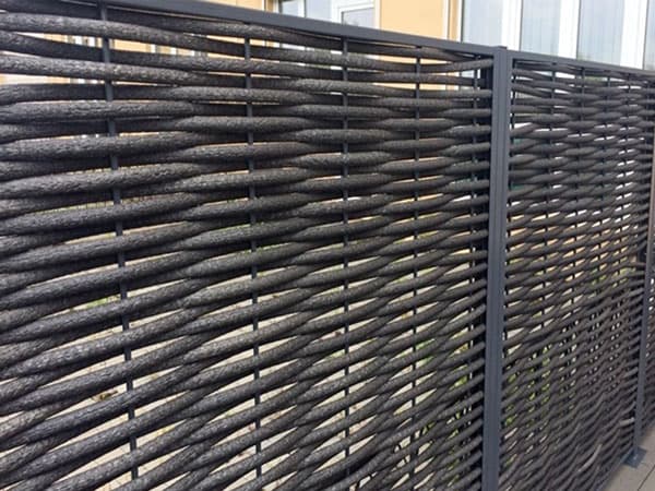 Плетеное ограждение DeckWOOD от 500 мм до 2900 мм цветное фото