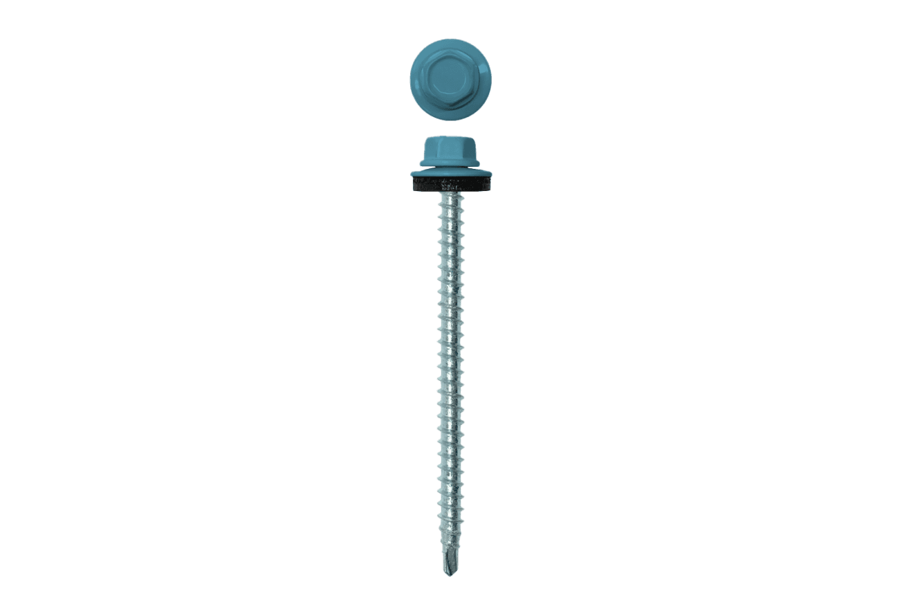 Саморез кровельный 4,8х70 (100шт) сверло №1 RAL 5024