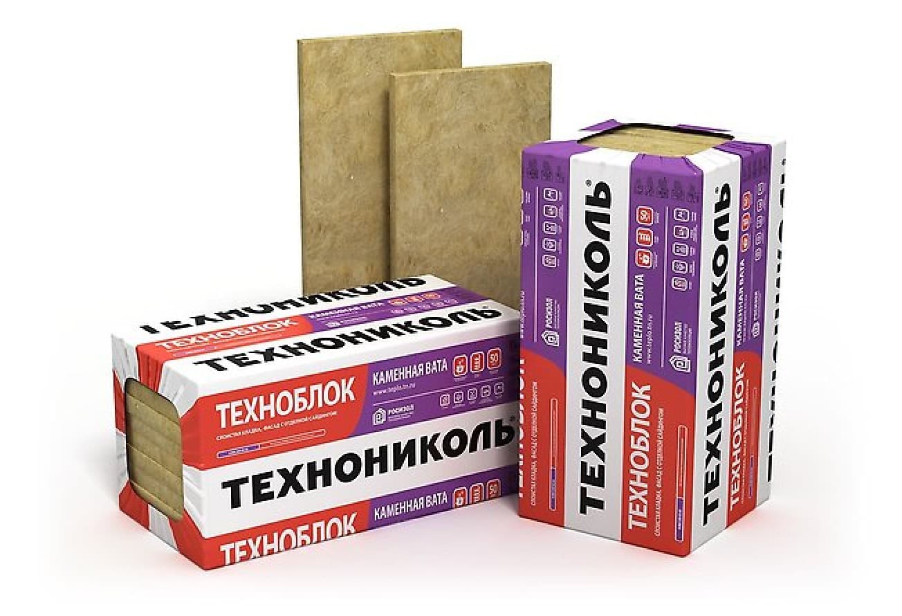Утеплитель Техноблок Стандарт 45 1200х600х50мм (8,64м2, 0,432м3, 12шт/пач. 16пач/пал)