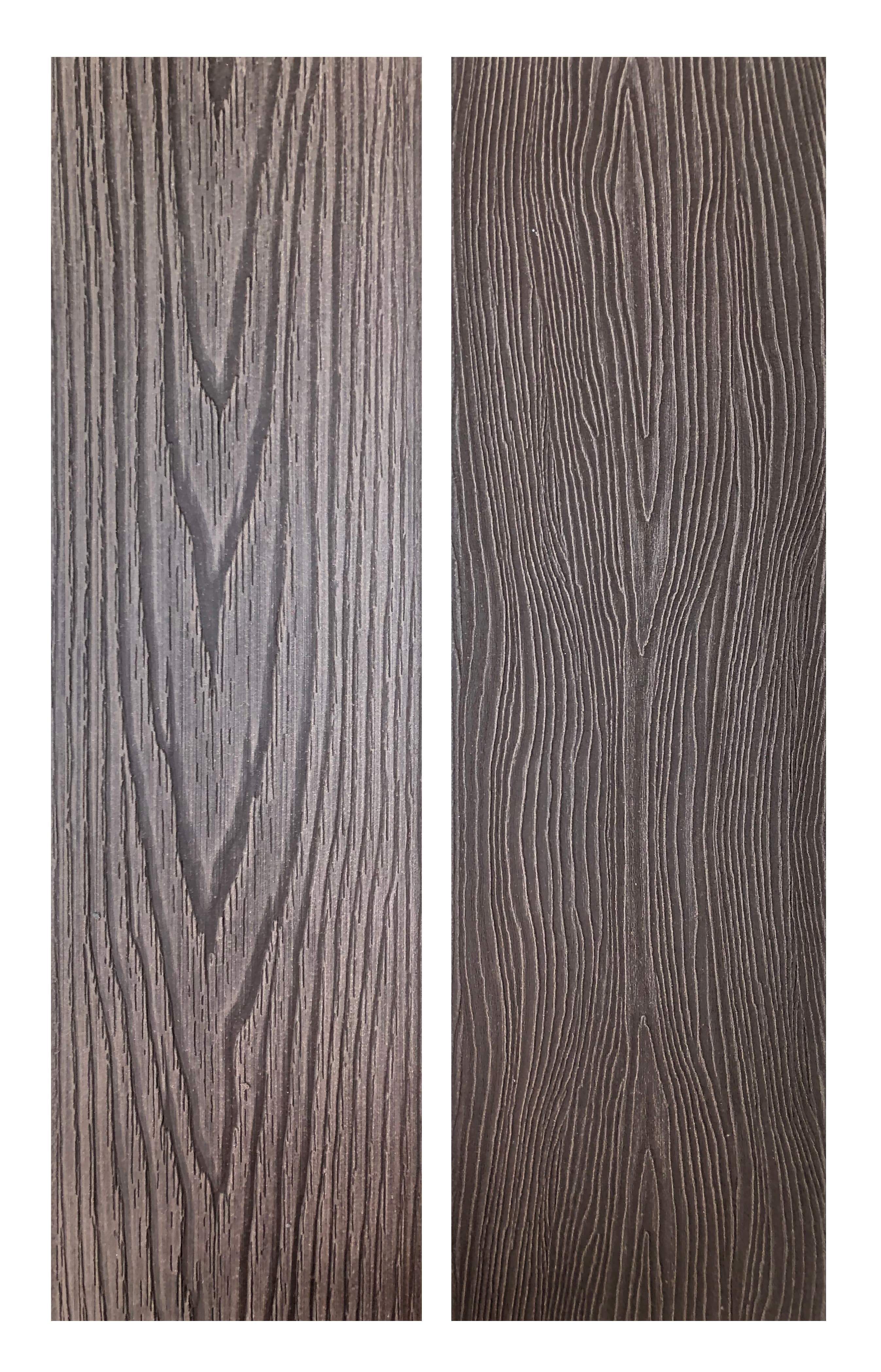 Заборная доска  AIWOOD шип/паз150х25х2000/3000/4000 мм (текстура 3D+3D) венге, м.пог