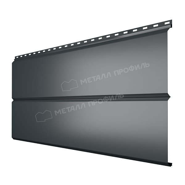 Сайдинг МЕТАЛЛ ПРОФИЛЬ Lбрус-XL-14х335 NormanMP (ПЭ-01-7016-0.5)