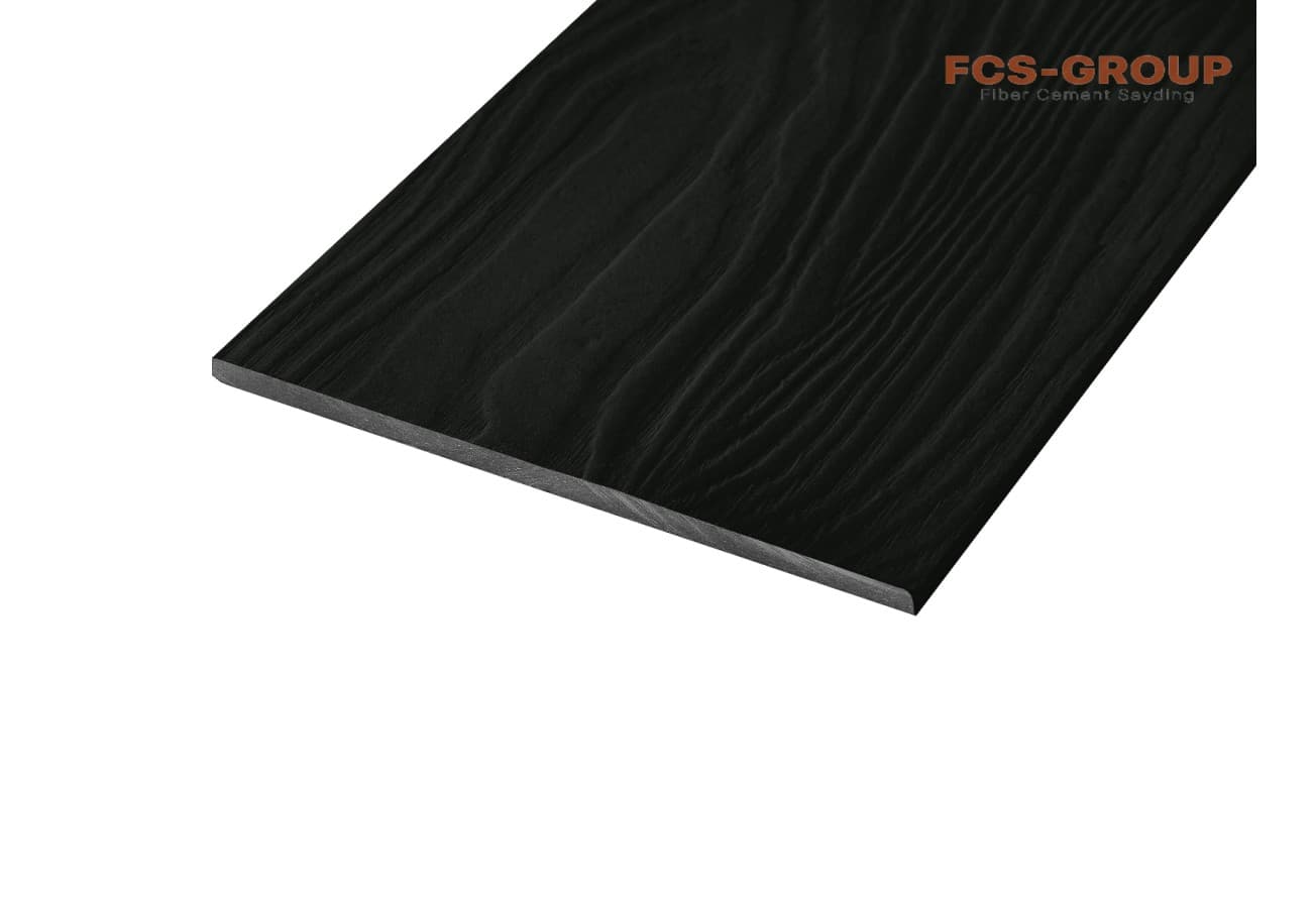 Фиброцементный сайдинг 190х8мм FCSPRO Wood F50 темный минерал (3м)