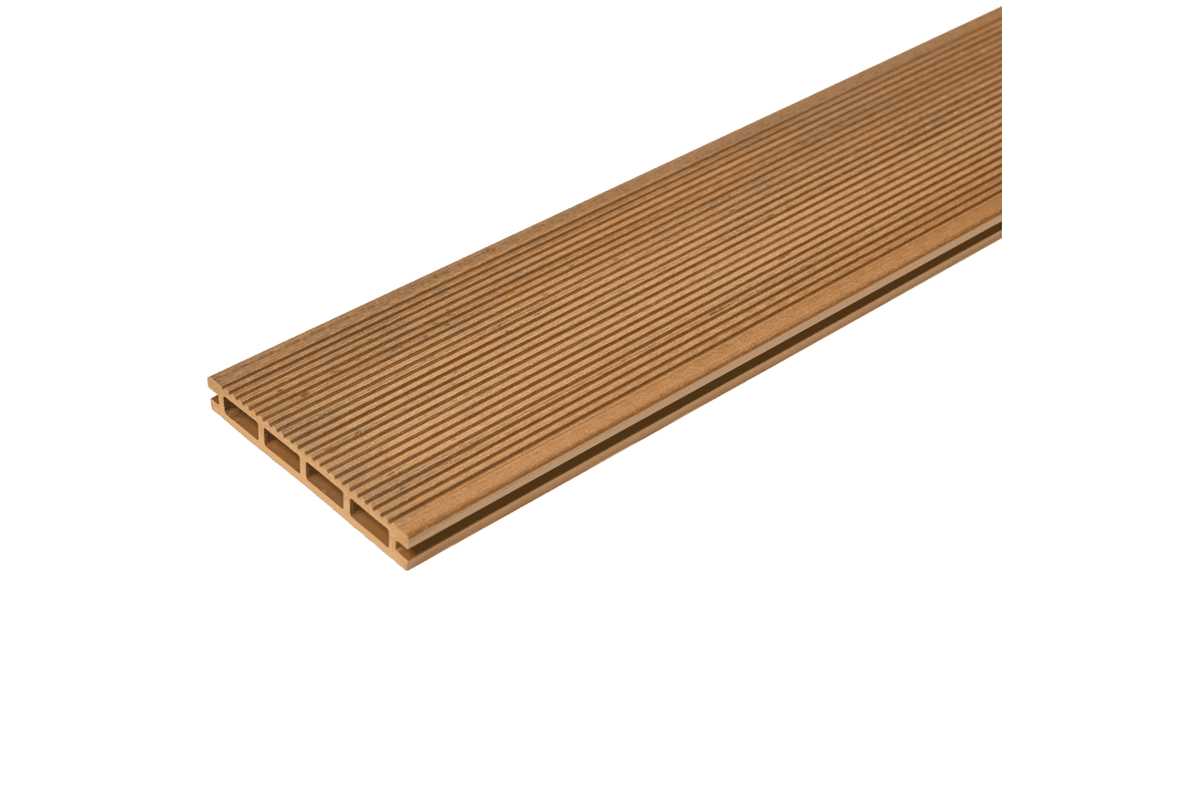 Доска террасная СМ Локуст (CM Decking Locust) 3000х138х20мм тик (teak)